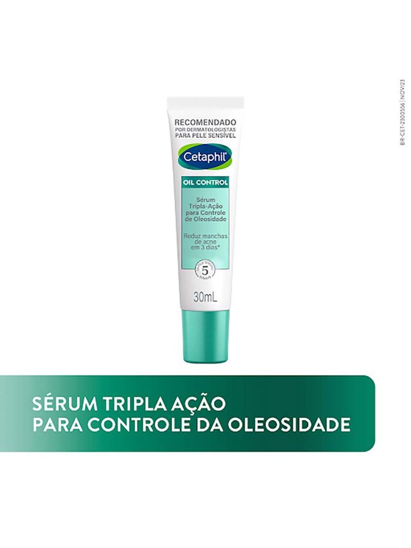 Sérum facial tripla ação cetaphil - oil control