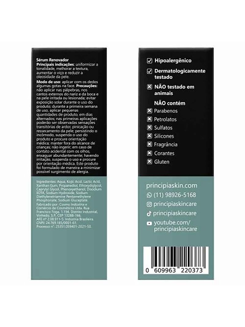 Sérum facial principia - al-10