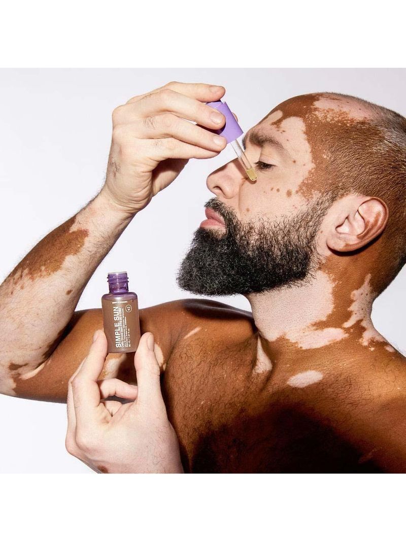 Sérum facial simple organic daily drops fps30