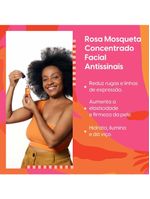 Óleo facial negra rosa - antissinais rosa mosqueta