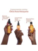 Óleo facial negra rosa - antissinais rosa mosqueta