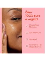 Óleo facial negra rosa - antissinais rosa mosqueta