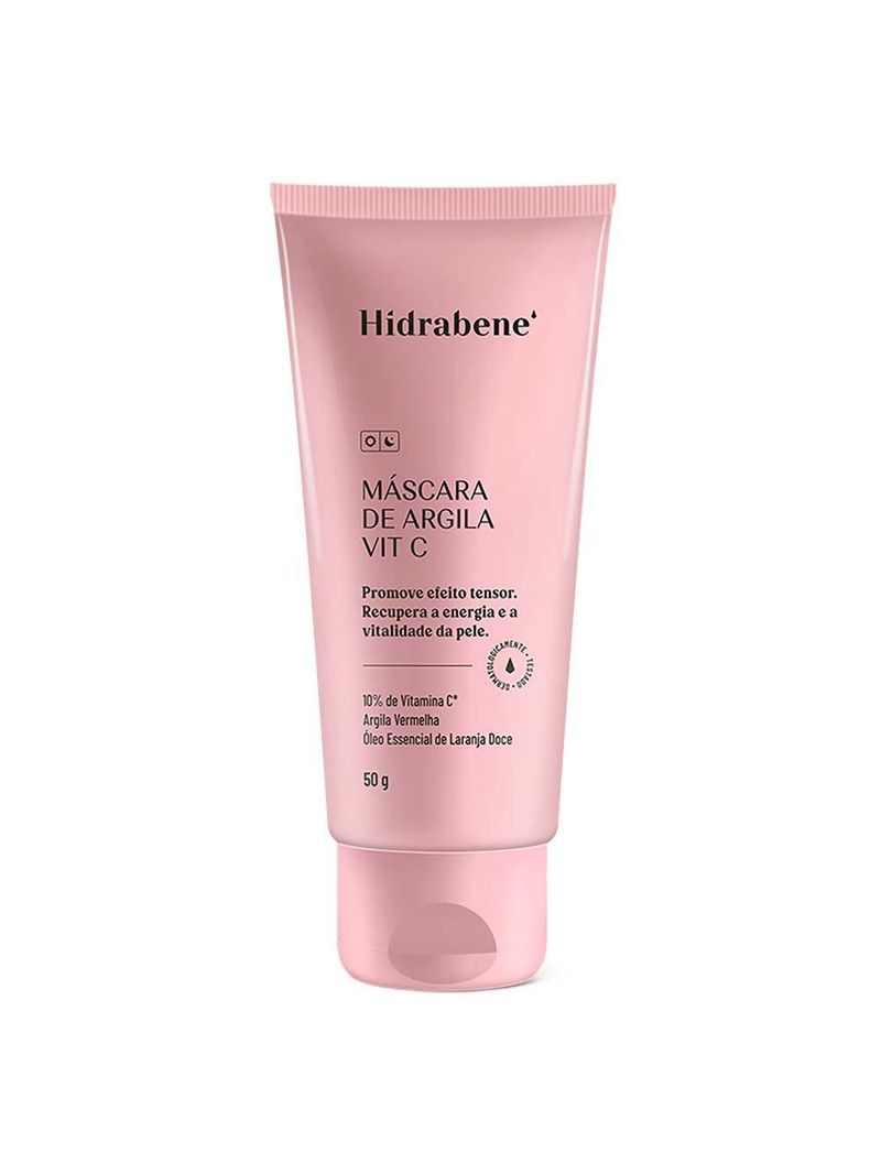 Máscara facial de argila hidrabene – vitamina c