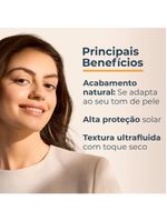 Protetor solar facial com cor eucerin hydro fluid fps70 50ml