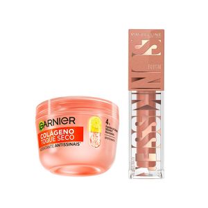 Kit maybelline + garnier - blush líquido 08 shades on + hidratante facial