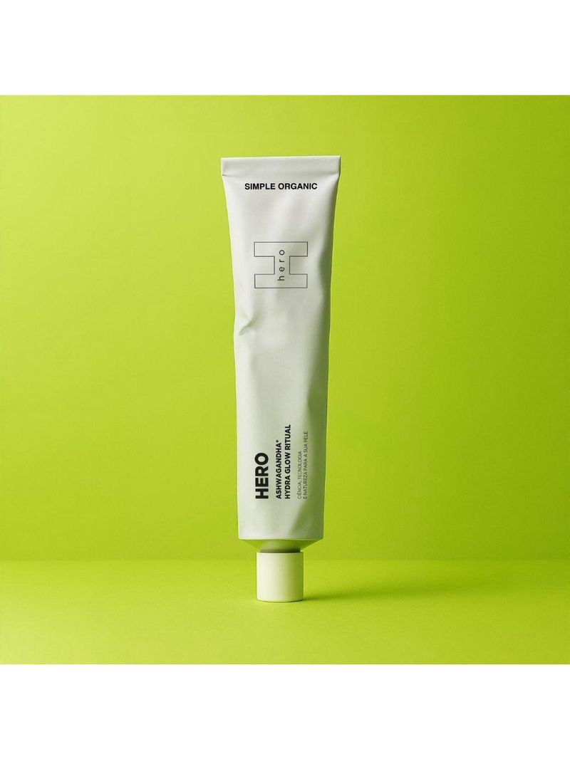 Hidratante facial simple organic hydra glow ritual hero