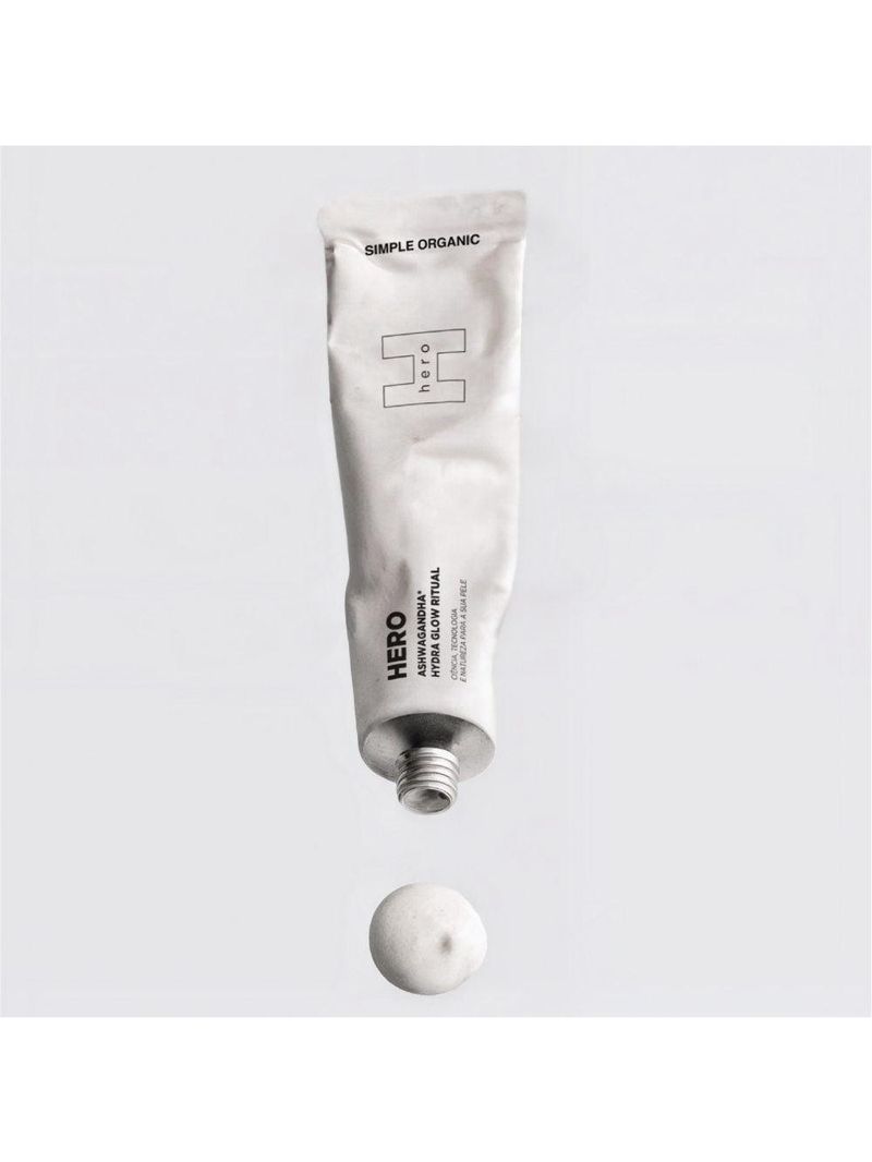 Hidratante facial simple organic hydra glow ritual hero