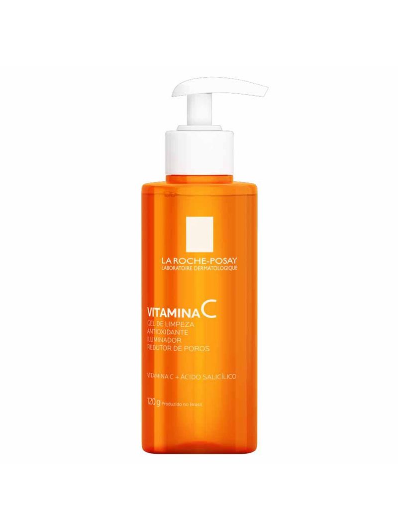 Gel de limpeza facial la roche-posay vitamina c