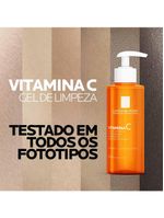 Gel de limpeza facial la roche-posay vitamina c