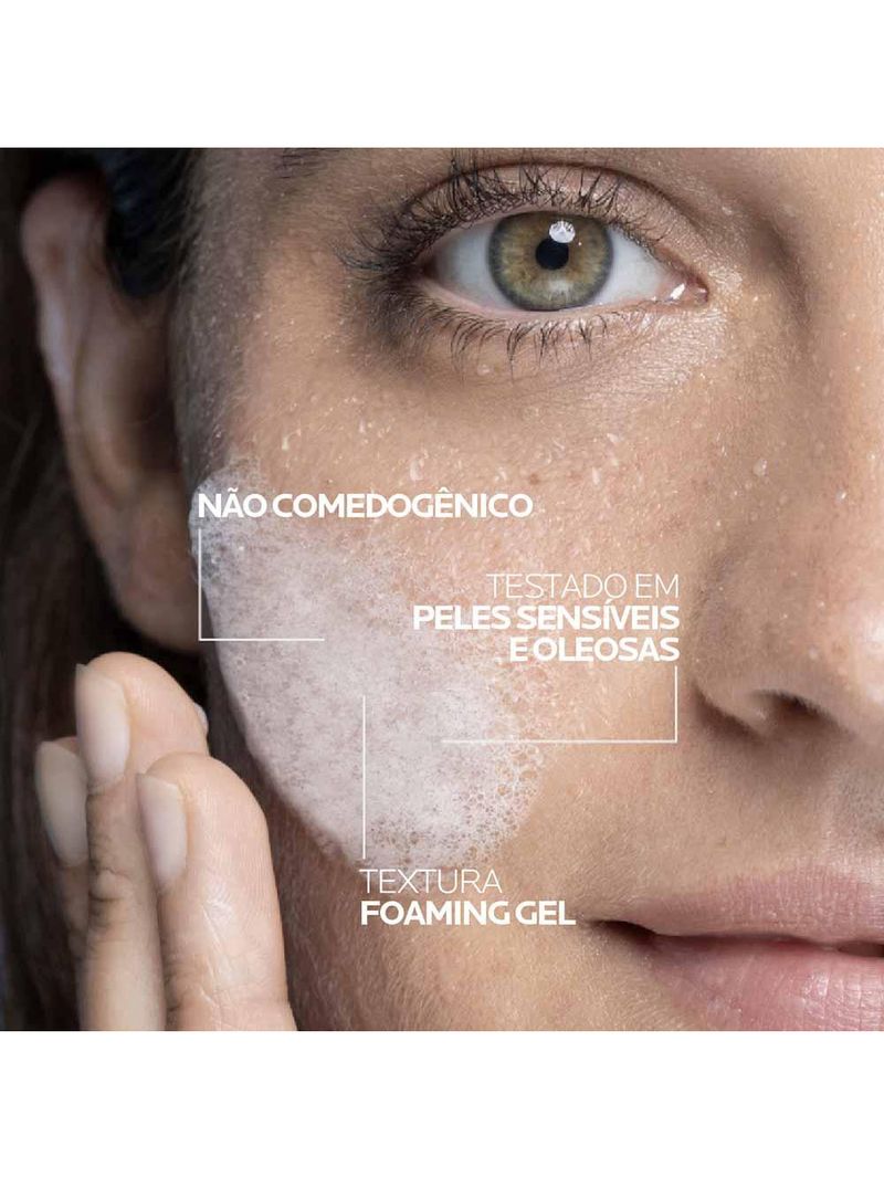 Gel de limpeza facial la roche-posay vitamina c