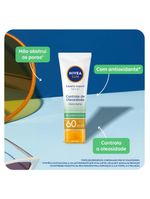 Nivea kit – protetor solar spray protect & toque seco fps50 200ml + protetor solar facial sun beauty expert pele oleosa fps50 50g