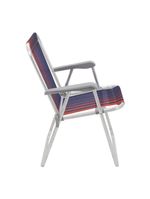 Cadeira de praia camping alumínio samoa cores tramontina