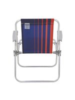 Cadeira de praia camping alumínio samoa cores tramontina