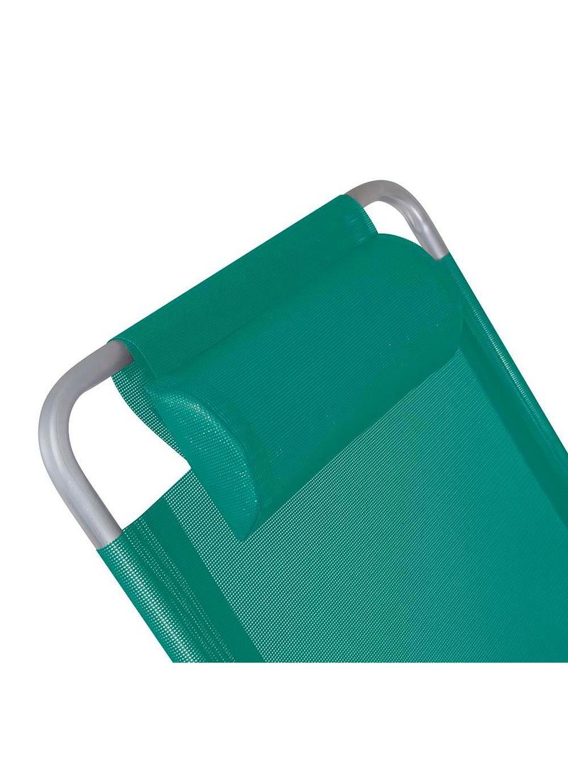 Cadeira espreguiçadeira dobrável em alumínio cores mor