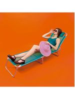 Cadeira espreguiçadeira dobrável em alumínio cores mor