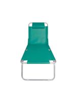 Cadeira espreguiçadeira dobrável em alumínio cores mor