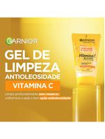 Garnier skin vitamina c kit - gel de limpeza facial antibacteriano + hidratante facial antimanchas
