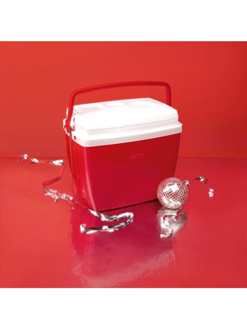 Caixa térmica 18 litros 24 latas cores mor