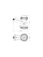 Ducha elétrica com 3 temperaturas 5500w branca e verde 220v - tramontina