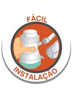 Ducha elétrica com 3 temperaturas 5500w branca e verde 220v - tramontina