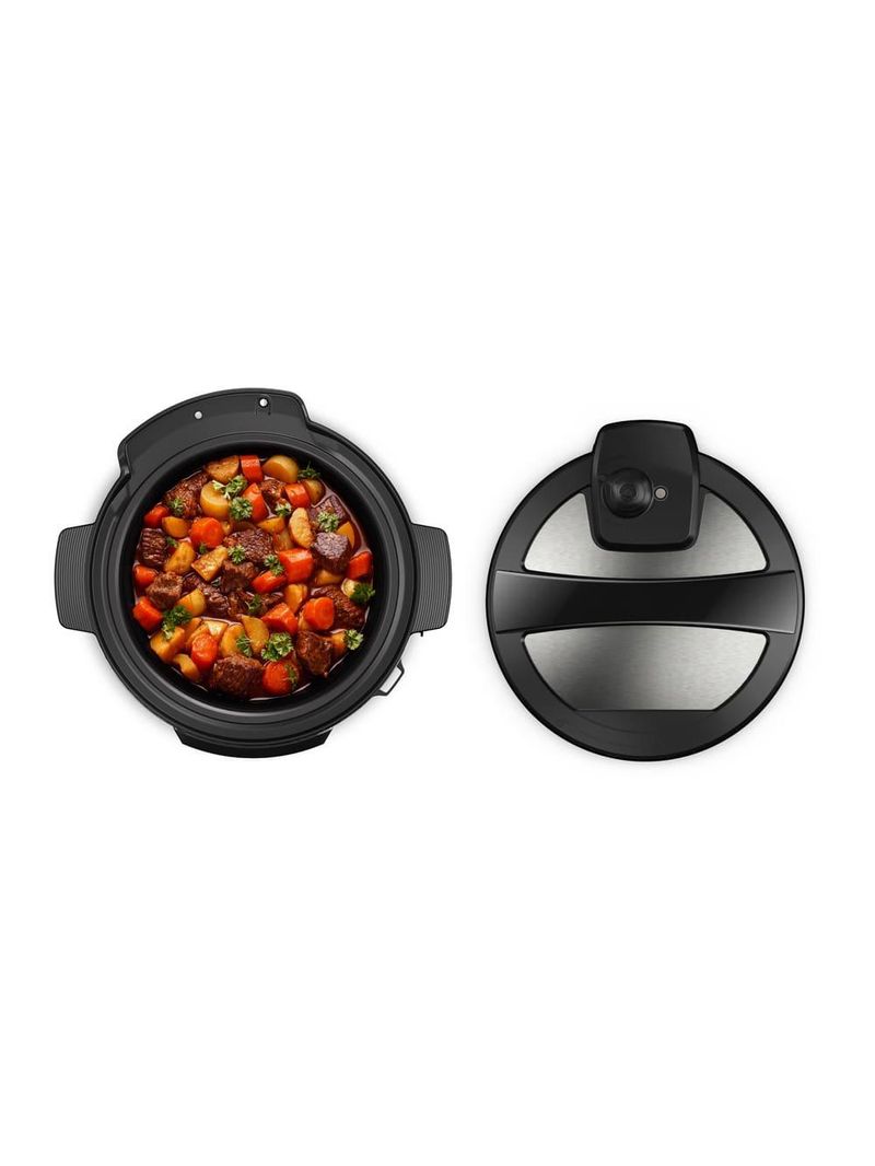 Panela elétrica de pressão electrolux ex pcc15 por rita lobo com display digital 5l – inox e preta