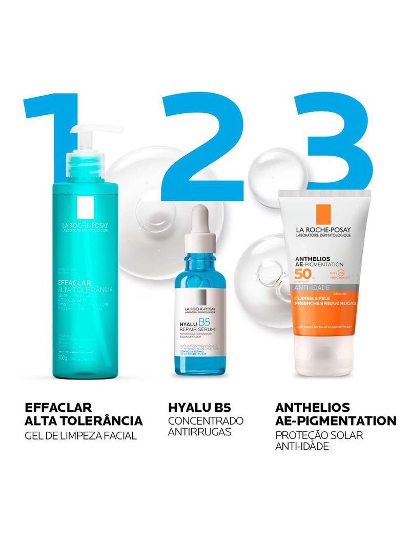 Sérum facial antirrugas reparador la roche-posay hyalu b5