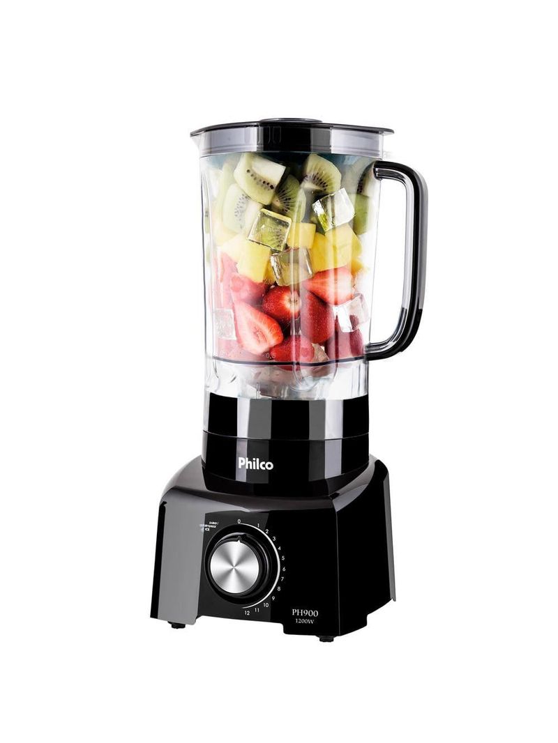 Liquidificador philco ph900 preto 1200w com 12 velocidades