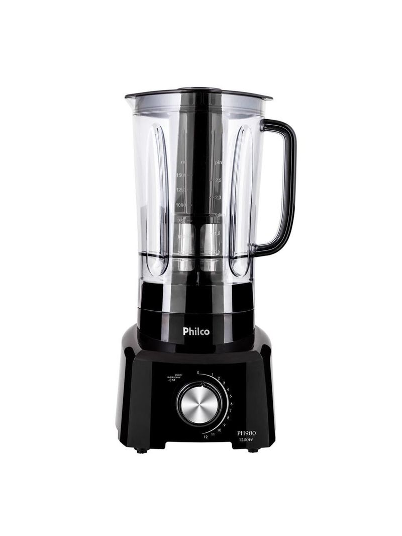 Liquidificador philco ph900 preto 1200w com 12 velocidades