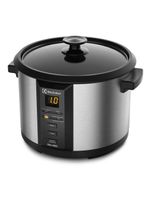 Panela elétrica multiuso electrolux chef ecc20 digital 1,8 l preta/inox