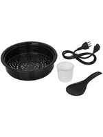 Panela elétrica multiuso electrolux chef ecc20 digital 1,8 l preta/inox