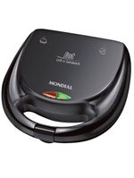 Sanduicheira fast grill e sandwich mondial s-12 750w - preta