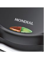 Sanduicheira fast grill e sandwich mondial s-12 750w - preta