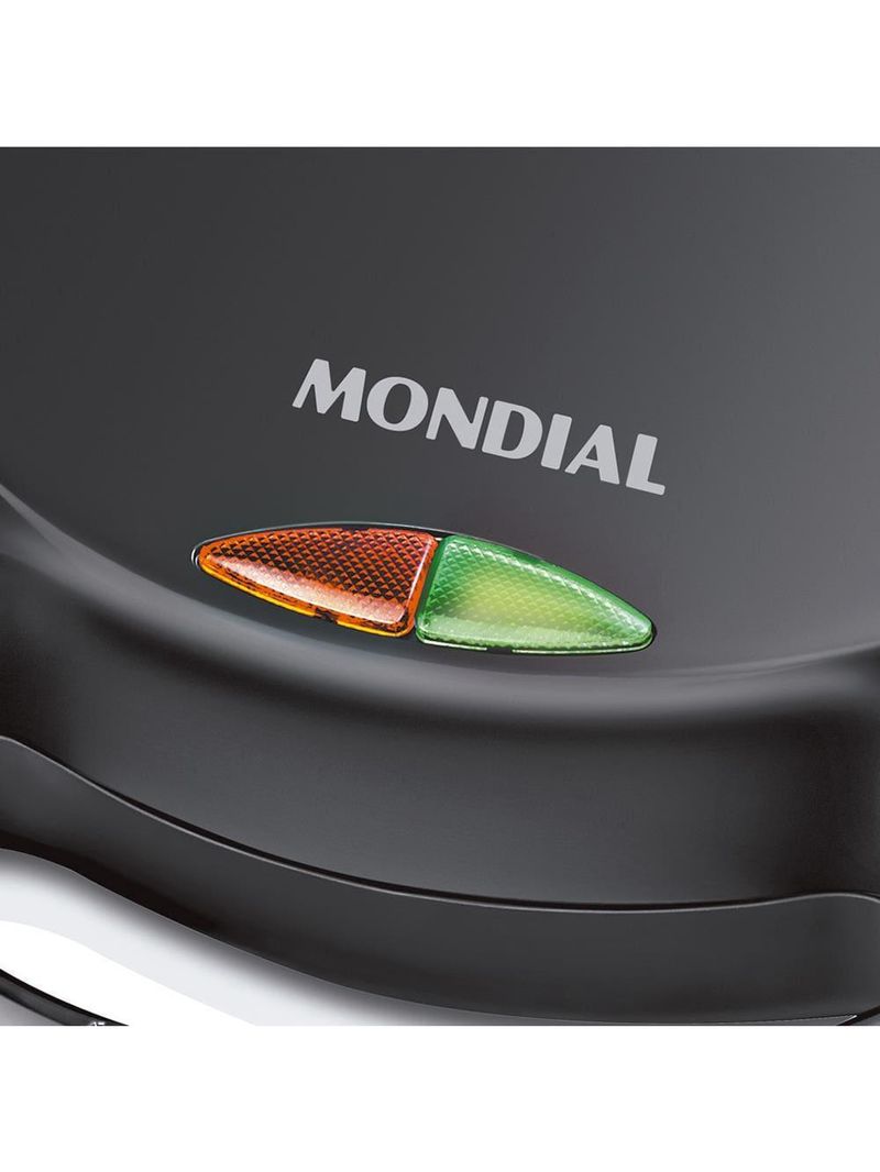 Sanduicheira fast grill e sandwich mondial s-12 750w - preta