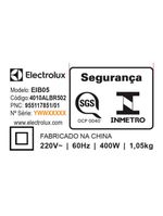 Mixer electrolux eib05 400w tecnologia truflow power system preto