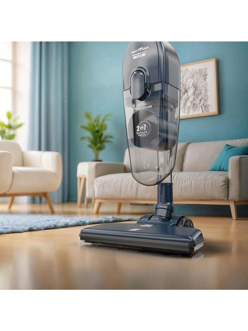 Aspirador de pó britania bas30 2 em 1 com sistema turbo ciclone 1,5 litros - 1400w