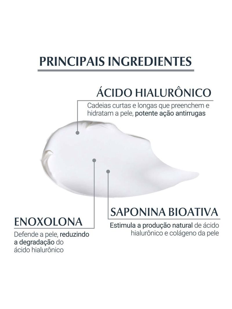 Creme facial antirrugas noite eucerin hy-filler 3x effect