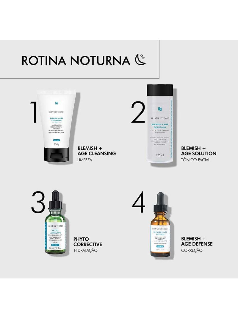 Tônico facial skinceuticals - blemish + age solution