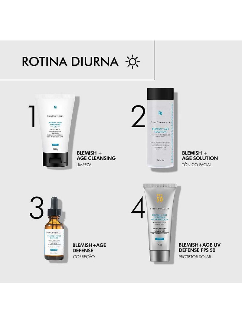 Tônico facial skinceuticals - blemish + age solution