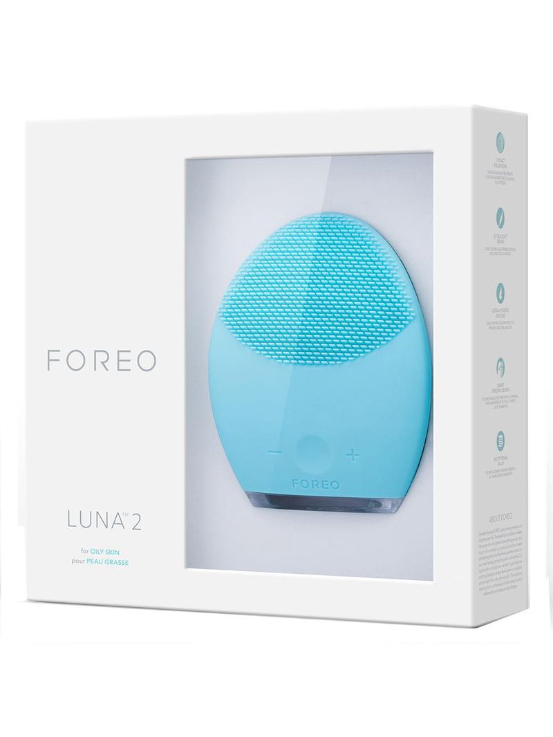 Luna 2 pele oleosa foreo - escova de limpeza facial