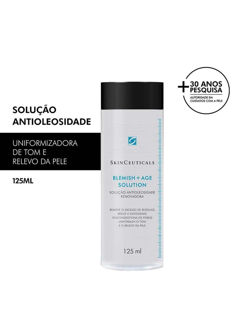 Tônico facial skinceuticals - blemish + age solution