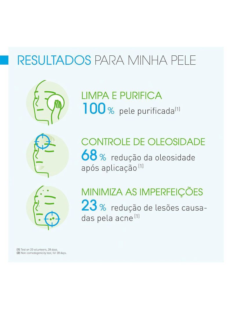 Gel de limpeza facial antioleosidade de alta tolerância bioderma sébium gel moussant