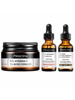 Principia anti-idade kit - sérum nc-10 + pó facial ultrafino vc-95 + sérum mix-02