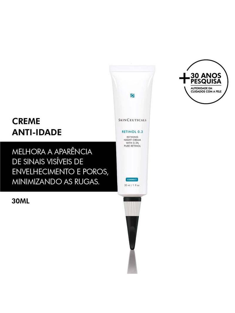 Retinol 0,3 skinceuticals - rejuvenescedor facial