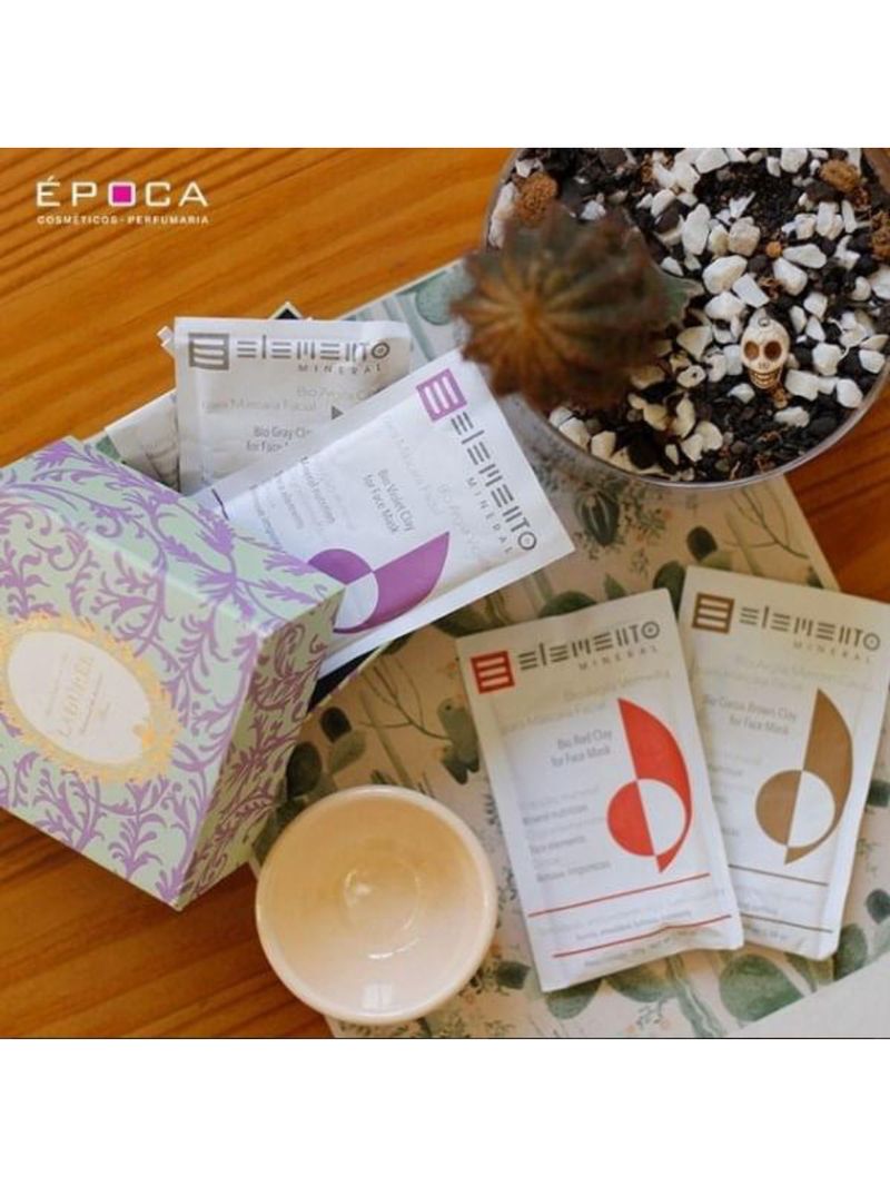 Kit de máscara facial elemento mineral revitalizante