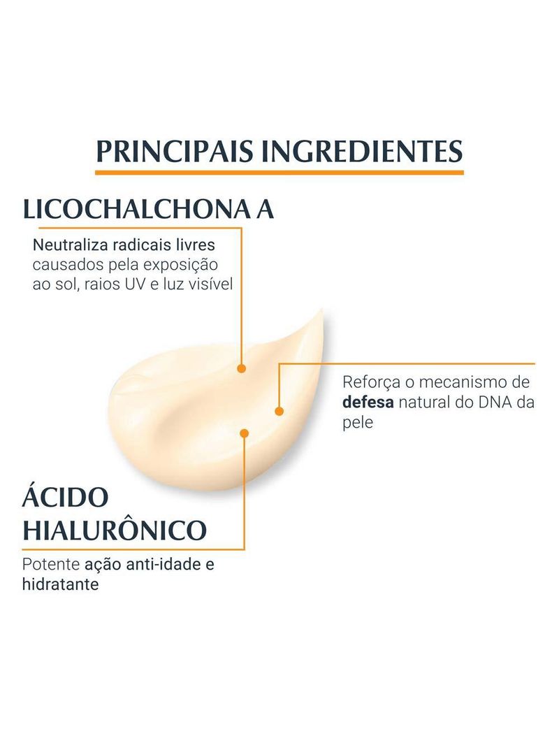 Protetor solar facial eucerin - sun fluido anti-idade creme facial fps50