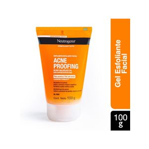 Gel esfoliante facial neutrogena acne proofing