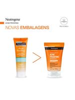 Gel esfoliante facial neutrogena acne proofing