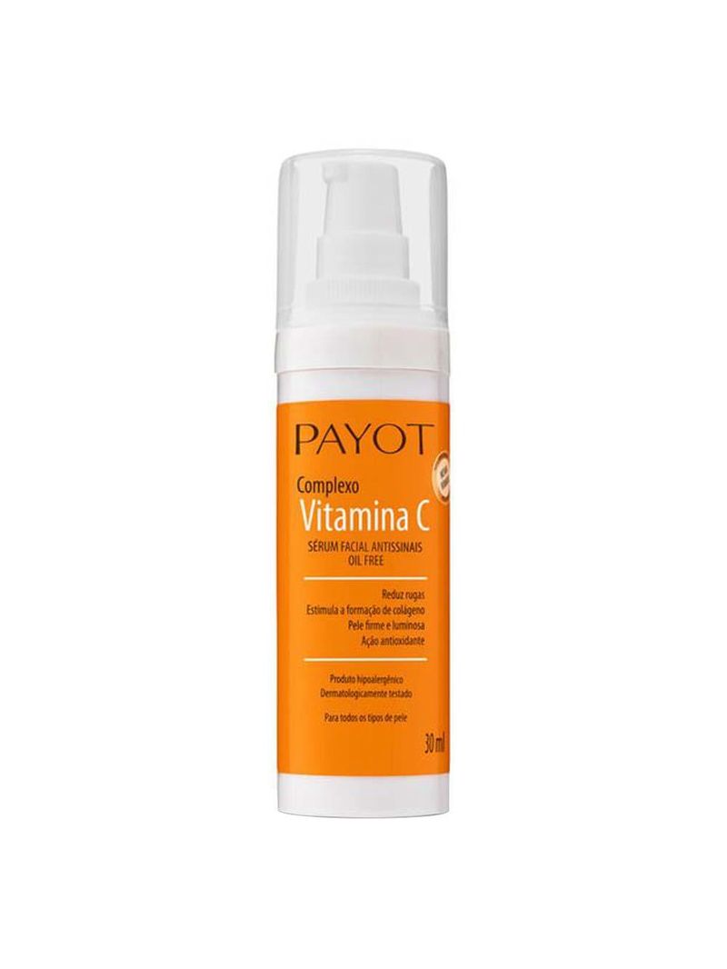 Sérum facial payot - complexo facial vitamina c