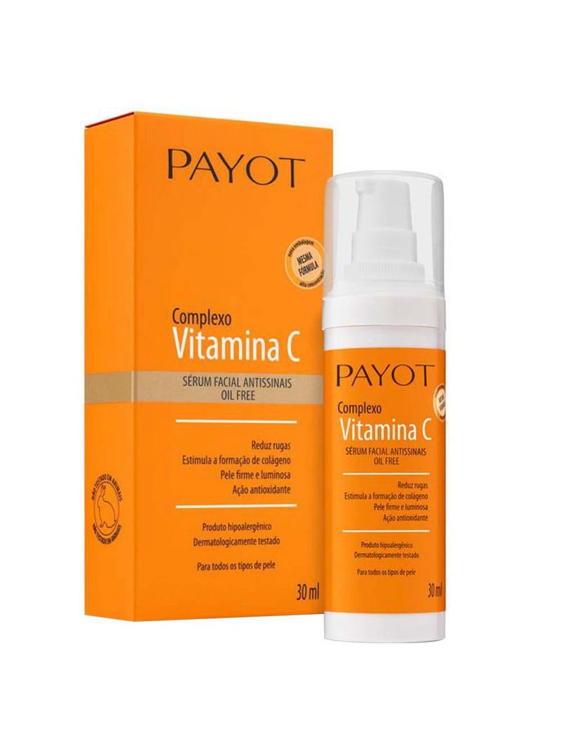 Sérum facial payot - complexo facial vitamina c