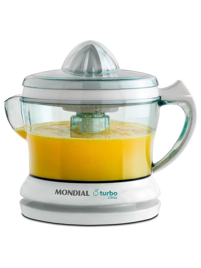 Espremedor de frutas mondial turbo citrus e-01 - branco